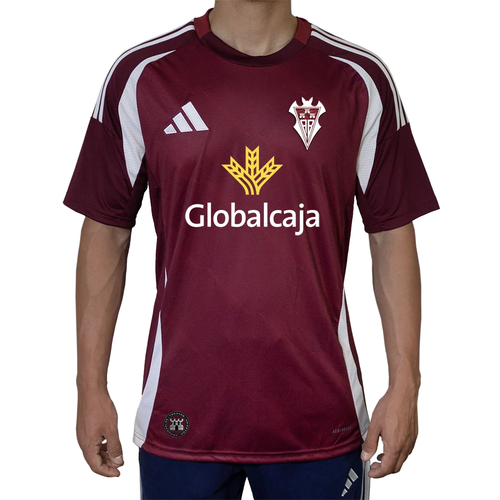 CAMISETA VISITANTE GRANATE JUGADOR JUNIOR 24/25