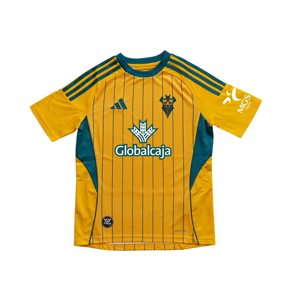 CAMISETA VISITANTE AMARILLA JUGADOR JUNIOR 25/26