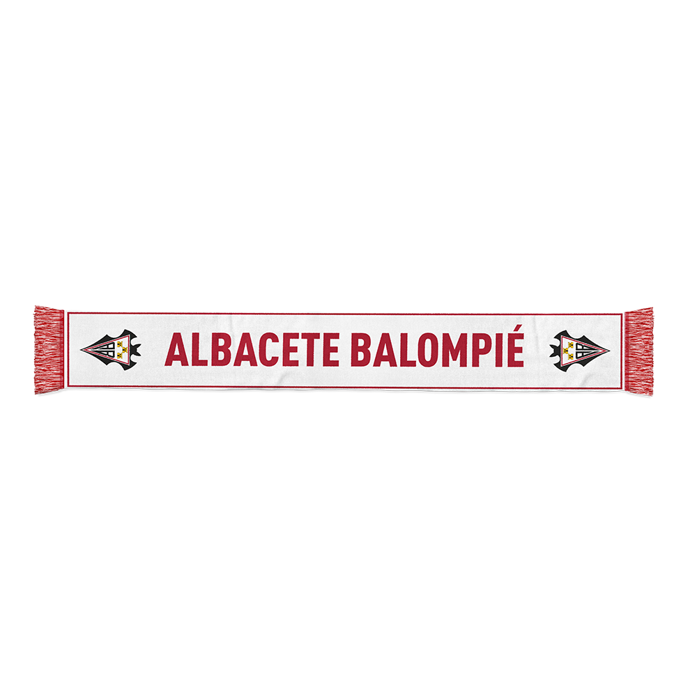 BUFANDA ALBACETE BALOMPIÉ BLANCA