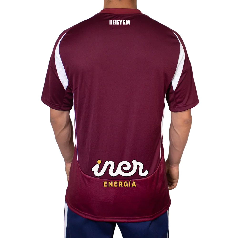 CAMISETA VISITANTE GRANATE JUGADOR JUNIOR 24/25