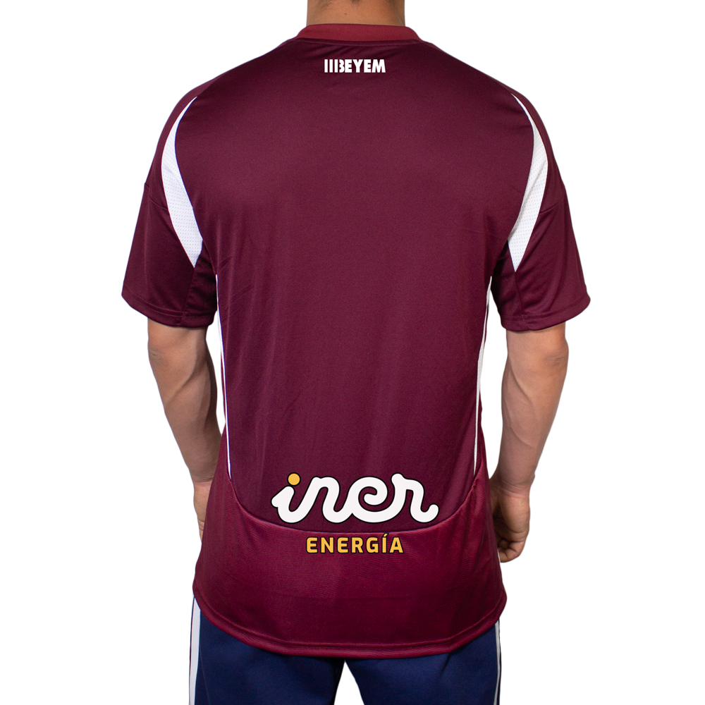 CAMISETA VISITANTE GRANATE JUGADOR JUNIOR 24/25