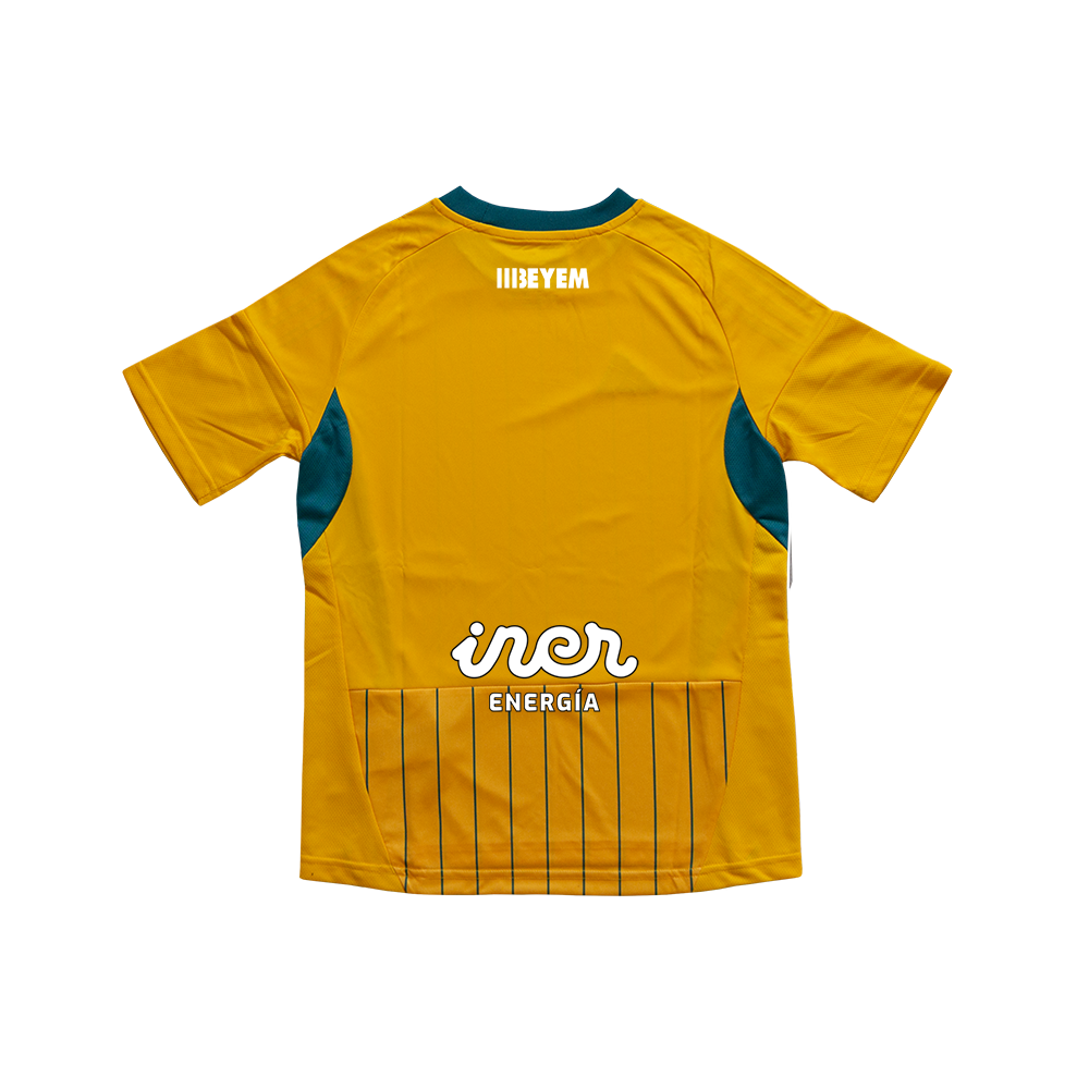 CAMISETA VISITANTE AMARILLA JUGADOR JUNIOR 25/26