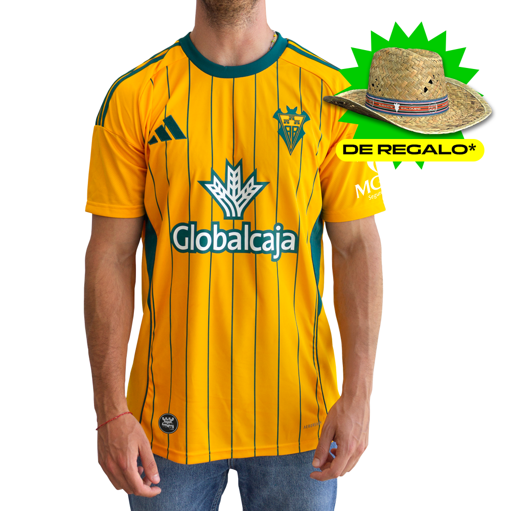 CAMISETA VISITANTE AMARILLA JUGADOR ADULTO 25/26