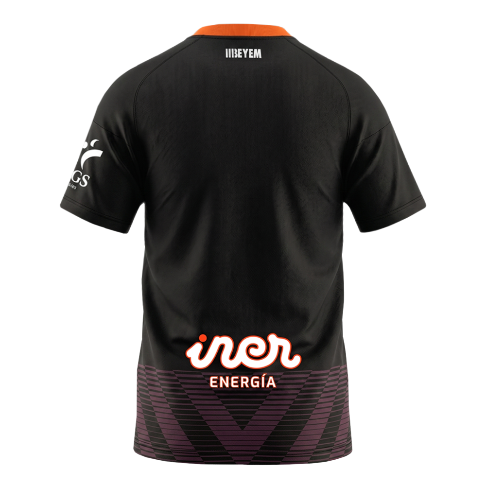 CAMISETA NEGRA ALTERNATIVA JUGADOR JUNIOR 26/27